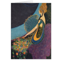 Art Deco Mavis Perfume Advertisement Card