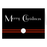 Art Deco Merry Christmas Card