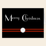 Art Deco Merry Christmas cards