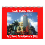 art deco miami 2011 calendar