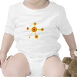 Art Deco Molecule with Sunburst Tees