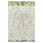art deco nature leaves pattern art stationery paper