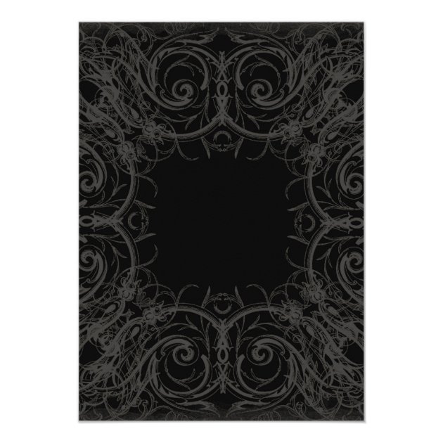 Art Deco Nouveau Gatsby Style Gold n Lace Look Card