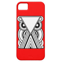 Art Deco Owl iPhone 5 Covers