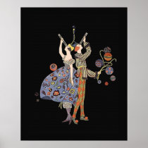 Art Deco Party Goers Print