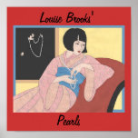Art Deco Pearls Print