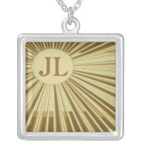 Art Deco Personalized Necklace