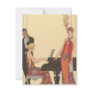 Art Deco Pianist and Singer Custom Invitations