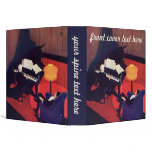Art Deco Piano Player in Lounge 3 Ring Binders