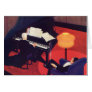 Art Deco Piano Player in Lounge Card