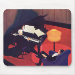 Art Deco Piano Player in Lounge Mouse Pad