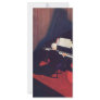 Art Deco Piano Player in Lounge Custom Rack Card