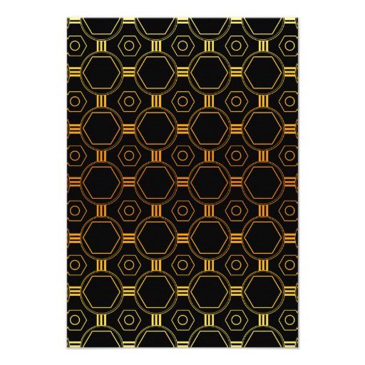 Art Deco Rehearsal Dinner Invitations
