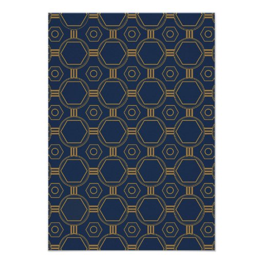 Art Deco Rehearsal Dinner Invitations