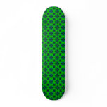 Art Deco - Retro look in grün blau Skateboardbretter