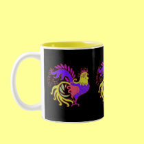 Art Deco Rooster2resizejewel, Art Deco Rooster2... mugs