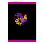 Art Deco Rooster (Jewel Tone) cards