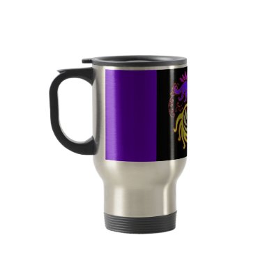 Art Deco Rooster (Jewel Tone) Mugs by pidgiefund