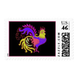 Art Deco Rooster (Jewel Tone)