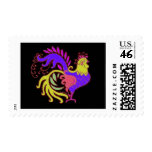 Art Deco Rooster (Jewel Tone)