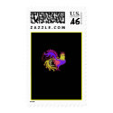 Art Deco Rooster (Jewel Tone) stamp