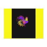 Art Deco Rooster (Jewel Tone) postcards
