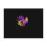 Art Deco Rooster (Jewel Tone) Post Card