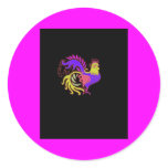 Art Deco Rooster (Jewel Tone) stickers