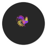 Art Deco Rooster (Jewel Tone) stickers