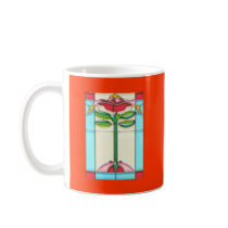Art Deco Rose Tree mugs by ElainePlesser Art Deco Rose Tree mugs