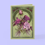 Art Deco Roses Greeting Cards