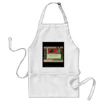 Art Deco Santa in the Window aprons by ArtDecoPrints Art Deco Santa in the Window aprons