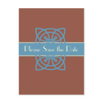 Art Deco Save the Date postcards