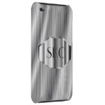 Art Deco Silver Monogrammed Case-Mate for iPod iPod Touch Cases