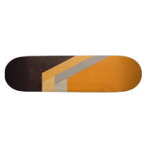 ART DECO skateboard - Tangerine