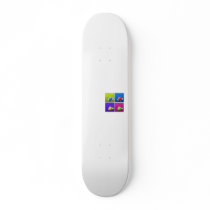 Art deco style Christmas hat on beads Skate Board Decks