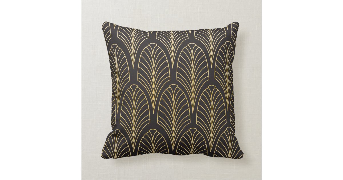 Art Deco Style Pillow Zazzle