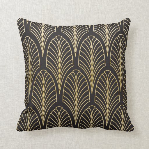 Art Deco Style Pillow Zazzle