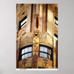 Art Deco Sunset Poster