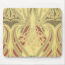 art deco swirl abstract vintage pattern art mousepad