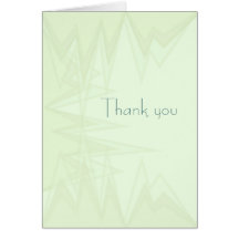 Art Deco Thank You Card