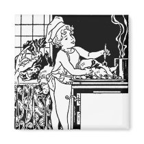 Art Deco Tile For Kitchen magnets