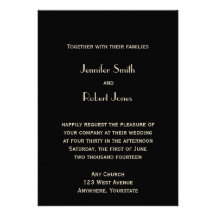 Art Deco Tower Ray Wedding Custom Announcement