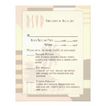 Art Deco Vintage Beach RSVP | blush Personalized Announcement