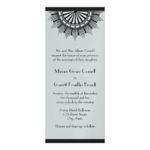 Art Deco Wedding Invitation