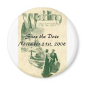 Art deco wedding, Save the ... magnets