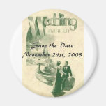 Art deco wedding, Save the ... Magnet