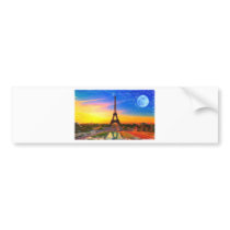 art-eiffel_tower bumper stickers