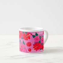 Art Espresso Mug: Hibiscus by Joanne Short