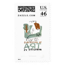 Art Exhibition Children 1936 WPA Stamp
